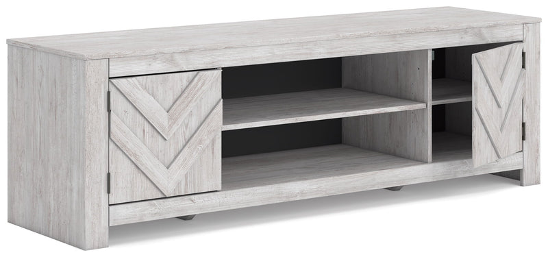 Cayboni - LG TV Stand With Fireplace Option - R&R Furniture Gallery (Fountain Valley, CA)