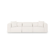 Tarra - Chenille Modular Sofa - Cream - R&R Furniture Gallery (Fountain Valley, CA)