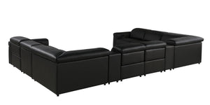 1126 - 10-Piece U-Shaped Sectional Sofa In With 4 Power Recliners & Power Headrests