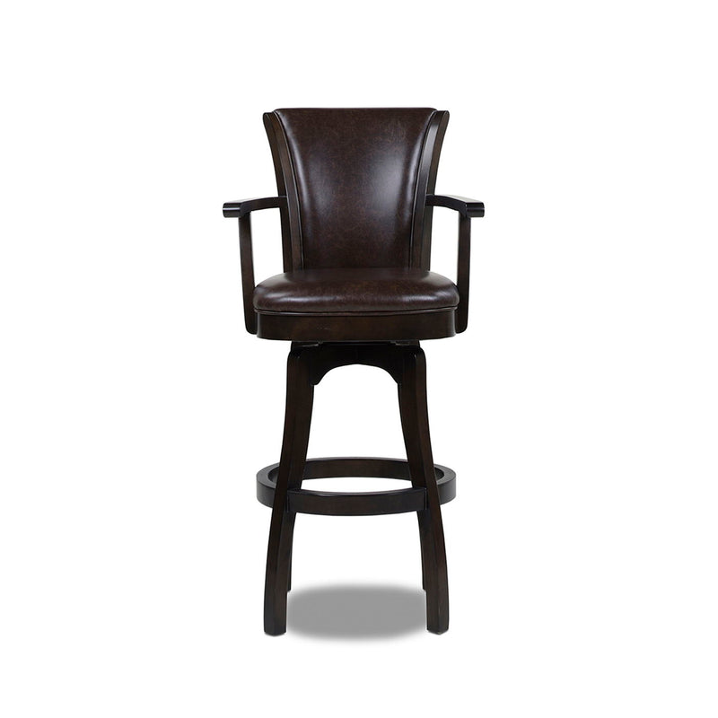Williams - Swivel Bar Stool With Armrests - R&R Furniture Gallery (Fountain Valley, CA)