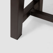 Noble House Carlisle dining bench with wooden frame and upholstered seat, ideal for kitchen or dining room seating.