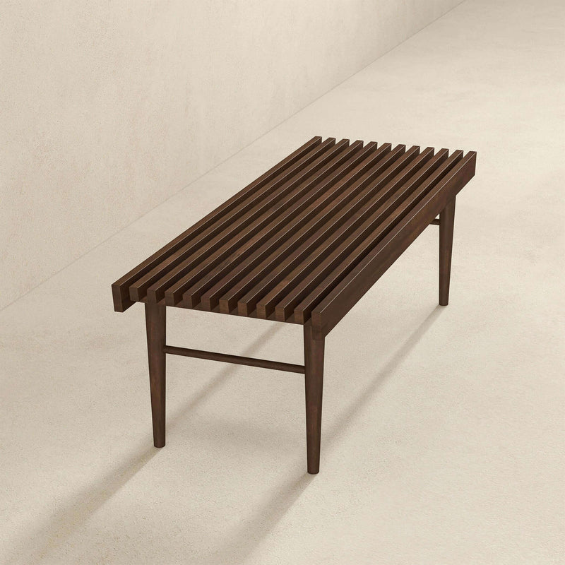 Mia - Bench - Dark Brown - R&R Furniture Gallery (Fountain Valley, CA)