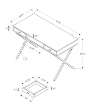 Computer Desk For Home Office, Laptop, Storage Drawers, Glossy Contemporary & Modern - R&R Furniture Gallery (Fountain Valley, CA)