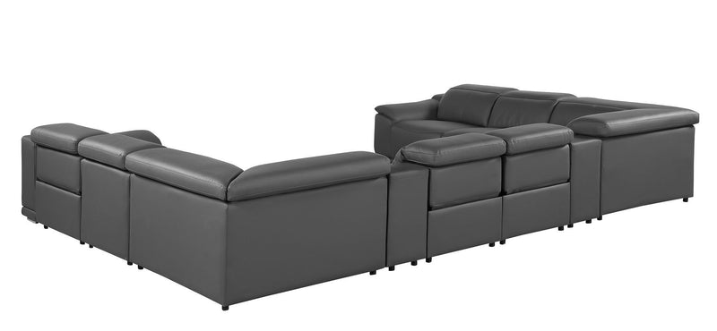 9762 - 10-Piece U-Shaped Sectional Sofa With 4 Power Recliners