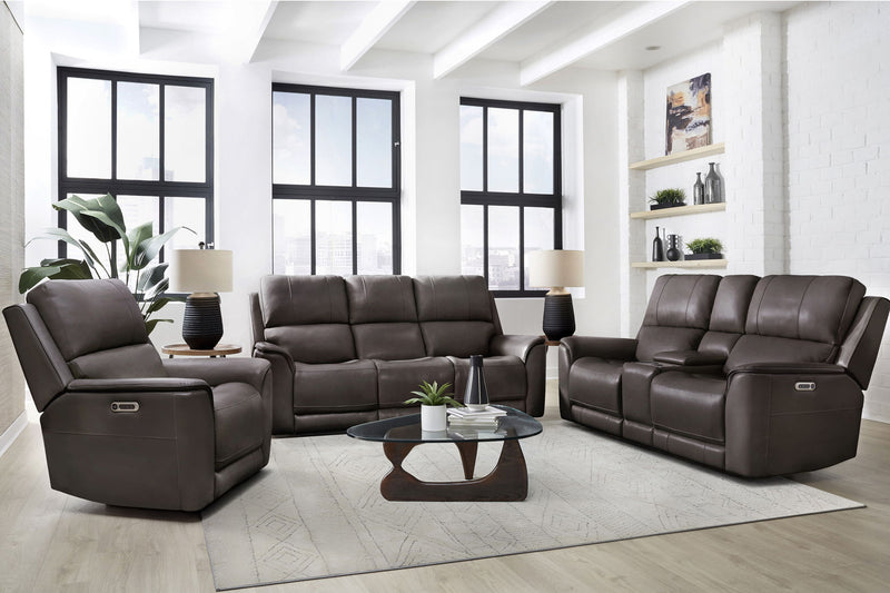 Parker Living Zero Gravity Power Reclining Sofa Set, 3-piece living room set with plush cushions and reclining features.