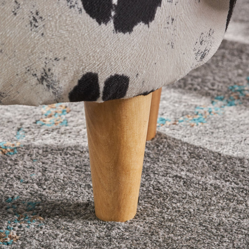 Cow Shaped Ottoman Footstool - R&R Furniture Gallery (Fountain Valley, CA)