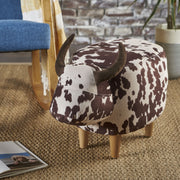 Cow Shaped Ottoman Footstool - R&R Furniture Gallery (Fountain Valley, CA)