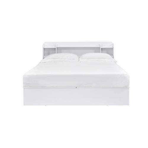 Perse - Queen Bed With Storage - White - R&R Furniture Gallery (Fountain Valley, CA)