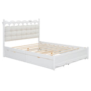 Storage Platform Bed, With 2 Big Drawers, Trundle, One Set Of Sockets & USB Ports - R&R Furniture Gallery (Fountain Valley, CA)