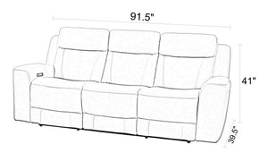 Calgary - Power Reclining Sofa