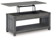 Freedan - Rect Lift Top Cocktail Table - Grayish Brown - R&R Furniture Gallery (Fountain Valley, CA)