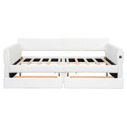 Upholstered Platform Bed With USB Charging - R&R Furniture Gallery (Fountain Valley, CA)