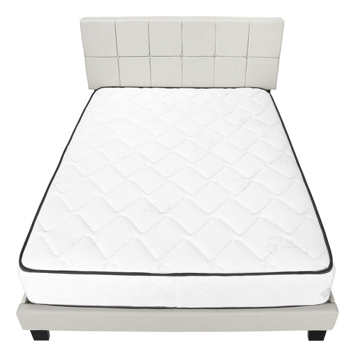 Queen Size Bed, Upholstered, Transitional - Beige - R&R Furniture Gallery (Fountain Valley, CA)