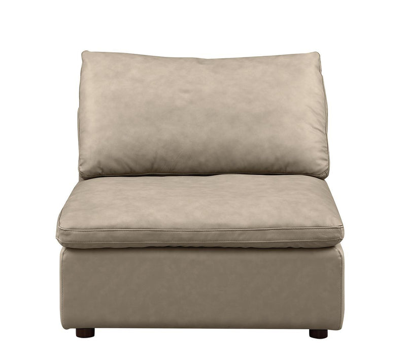 1100 - 3-Piece Sofa Set With Ottoman (Top-Grain Italian Leather)