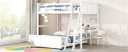 Full Over Full Bunk Bed With Desk - R&R Furniture Gallery (Fountain Valley, CA)