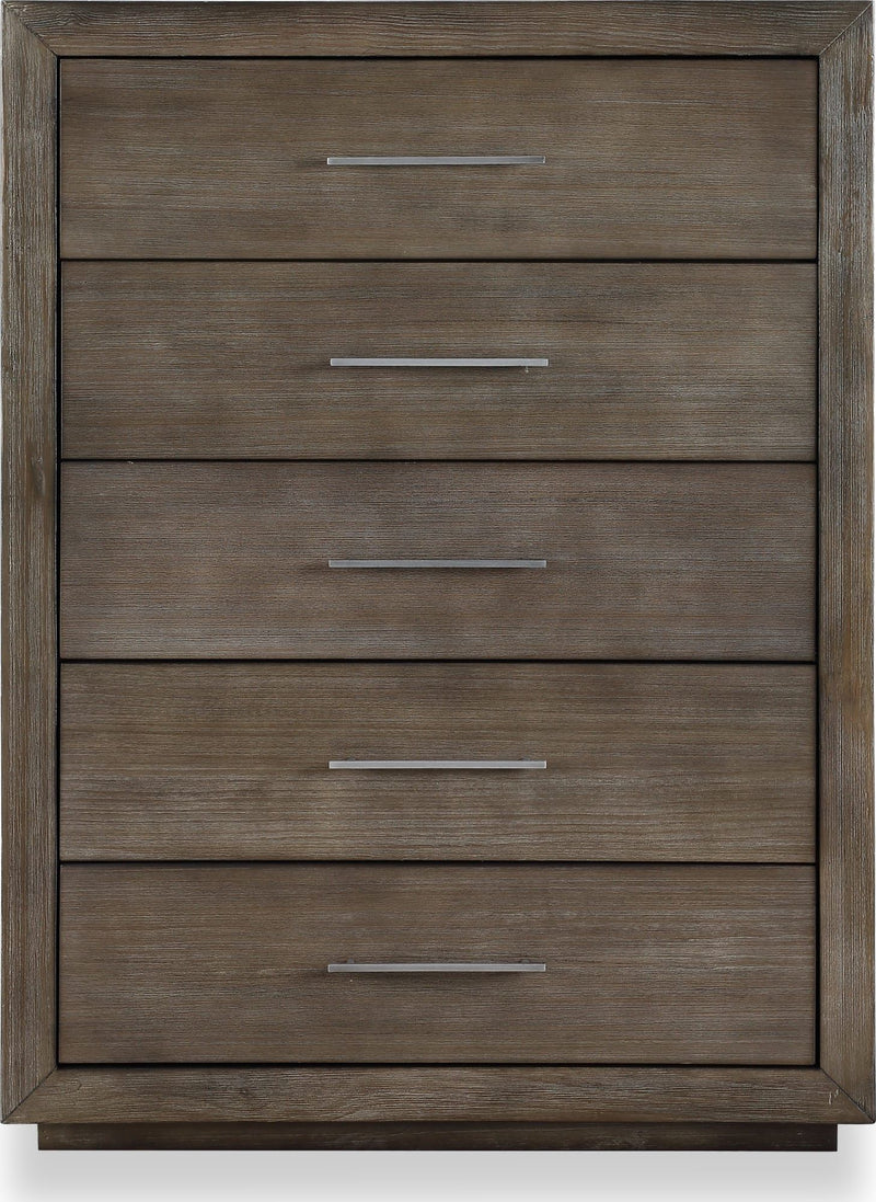 Melbourne Five Drawer Chest in Dark Pine (2024)