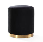 Opal - Velvet Ottoman - R&R Furniture Gallery (Fountain Valley, CA)