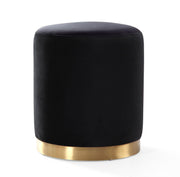 Opal - Velvet Ottoman - R&R Furniture Gallery (Fountain Valley, CA)
