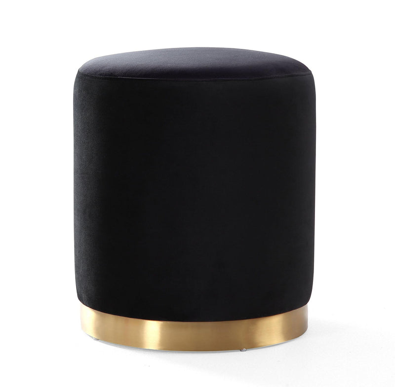 Opal - Velvet Ottoman - R&R Furniture Gallery (Fountain Valley, CA)