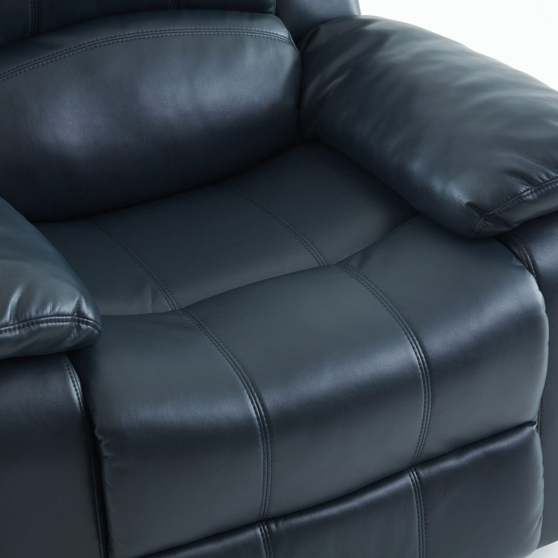 Charlotte - Gel Glider Recliner - Blue - R&R Furniture Gallery (Fountain Valley, CA)