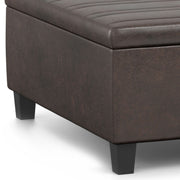 Ellis - Upholstered Coffee Table Storage Ottoman - R&R Furniture Gallery (Fountain Valley, CA)