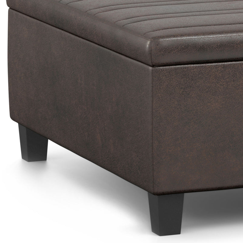 Ellis - Upholstered Coffee Table Storage Ottoman - R&R Furniture Gallery (Fountain Valley, CA)