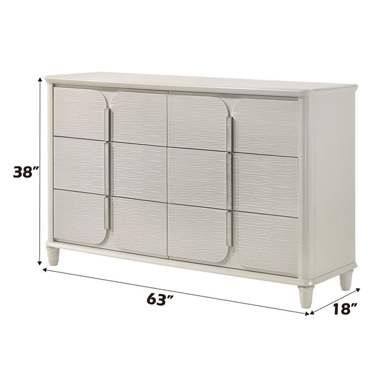 Laveda - Dresser - Pearl White - R&R Furniture Gallery (Fountain Valley, CA)