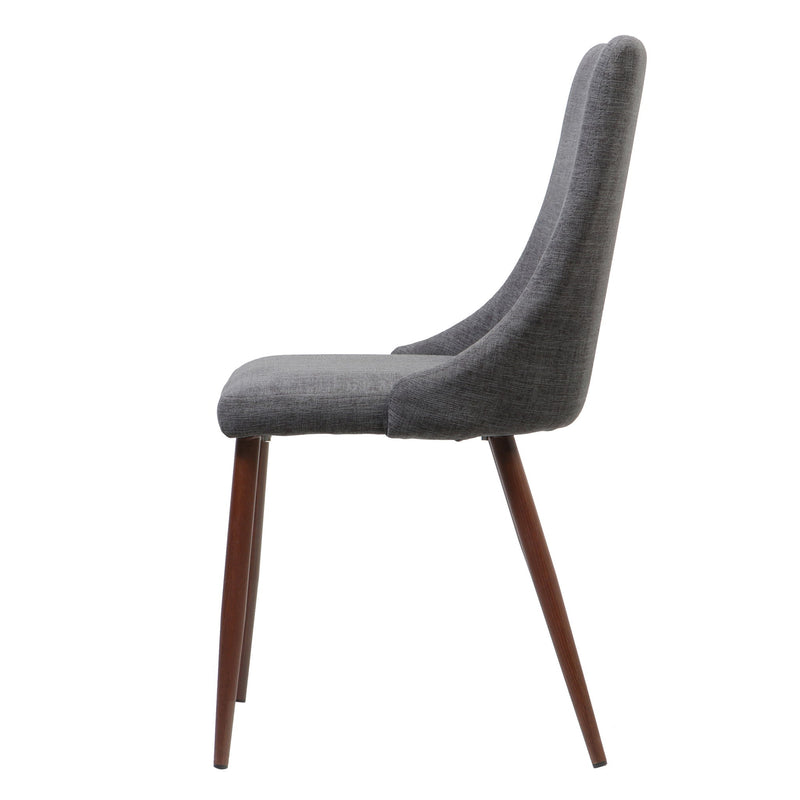 Mid Century Modern Fabric Armless Dining Chair - R&R Furniture Gallery (Fountain Valley, CA)