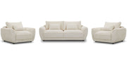 Utopia - Sofa And 2 Chair And Half - Mega Ivory - R&R Furniture Gallery (Fountain Valley, CA)