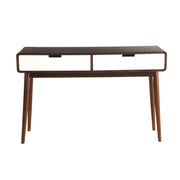 Christa - Sofa Table - White & Espresso - R&R Furniture Gallery (Fountain Valley, CA)