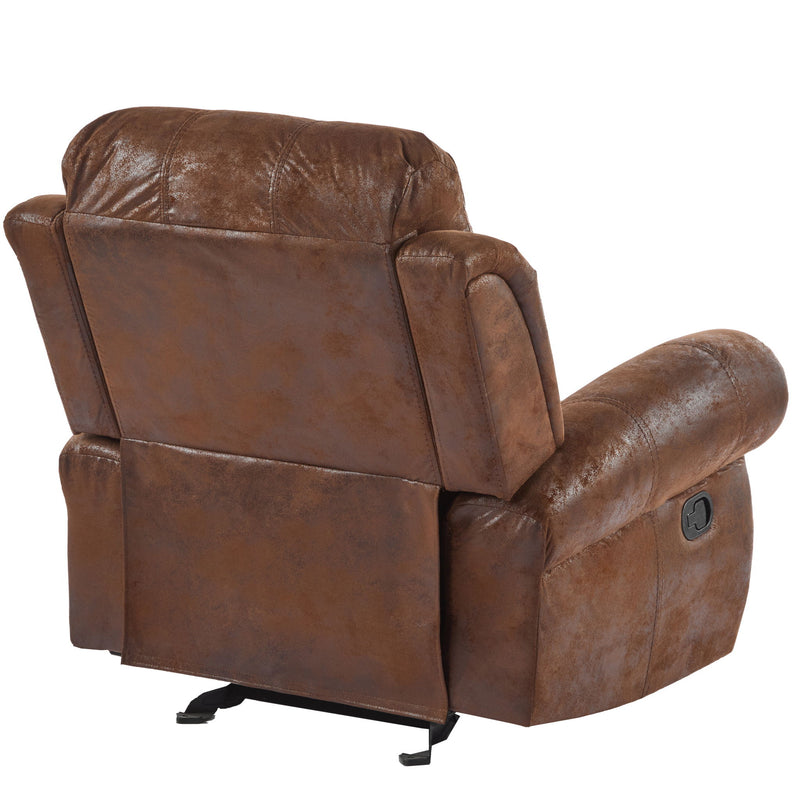 Wide Standard Manual Glider Recliner - R&R Furniture Gallery (Fountain Valley, CA)
