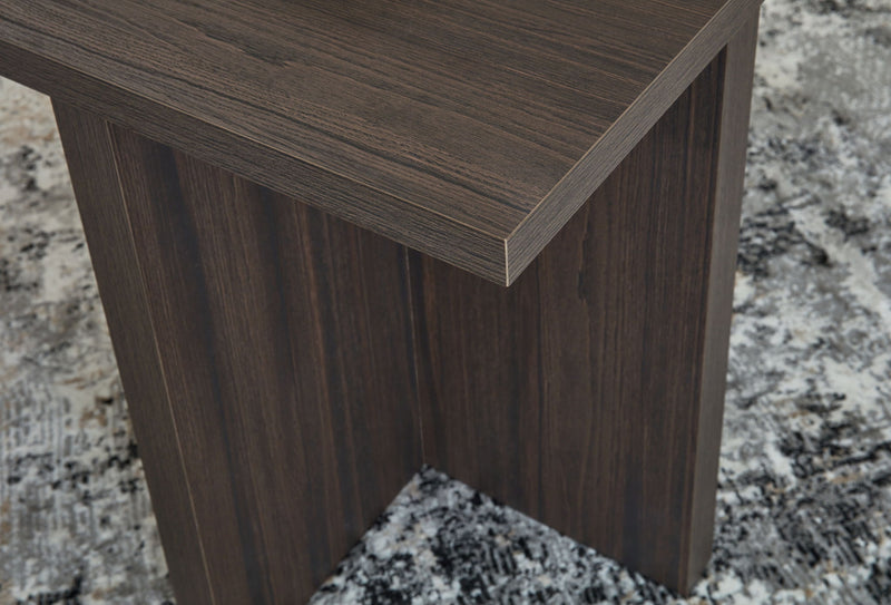 Zendex - Occasional Table Set (Set of 2) - Brown - R&R Furniture Gallery (Fountain Valley, CA)
