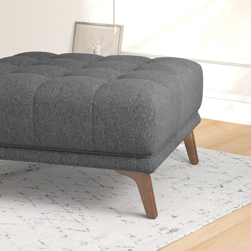 Addison - Square Upholstered Ottoman - R&R Furniture Gallery (Fountain Valley, CA)
