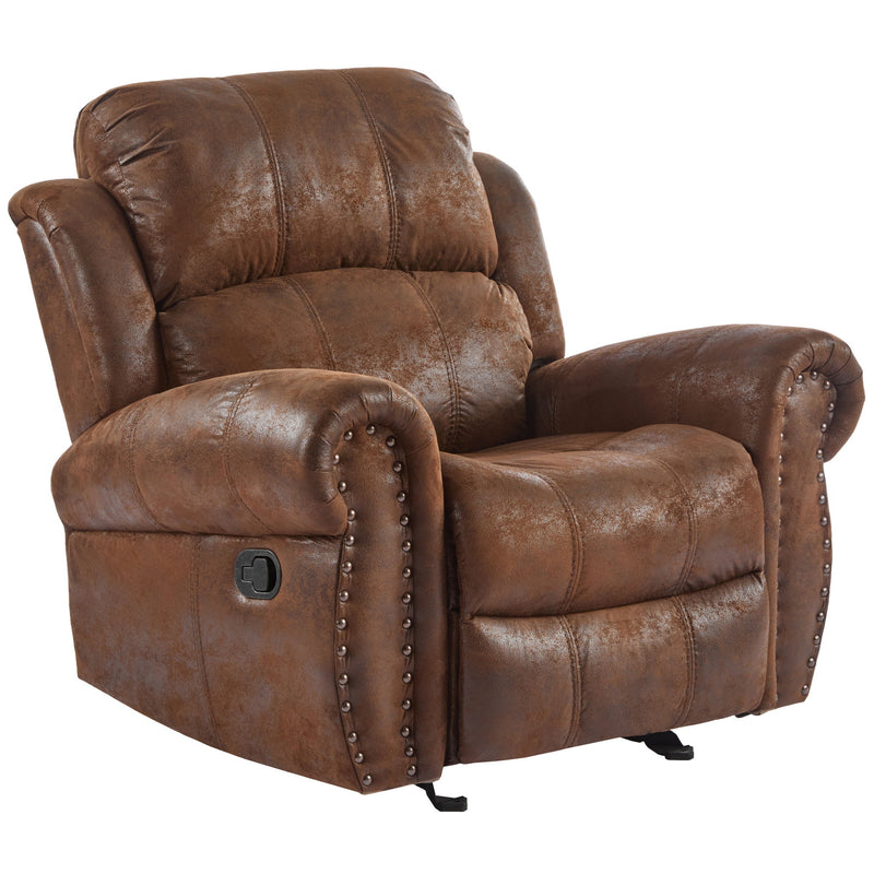 Wide Standard Manual Glider Recliner - R&R Furniture Gallery (Fountain Valley, CA)