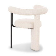 Synn - Performance Boucle Dining Chair - Cream - R&R Furniture Gallery (Fountain Valley, CA)