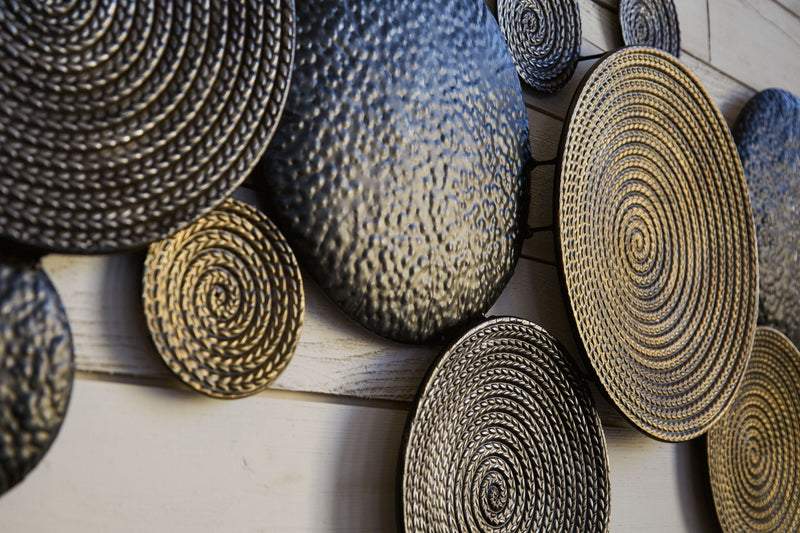 Emsley - Wall Decor - Metallic / Black / Gray - R&R Furniture Gallery (Fountain Valley, CA)