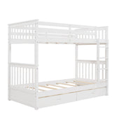 Bunk Bed With Ladders And 2 Storage Drawers - R&R Furniture Gallery (Fountain Valley, CA)