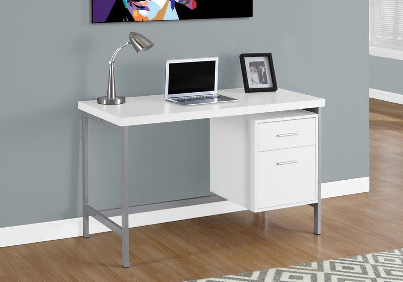 Computer Desk For Home Office, Left, Right Set - Up, Storage Drawers, Modern Design - R&R Furniture Gallery (Fountain Valley, CA)