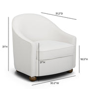 Cettie - Performance Velvet Accent Chair - R&R Furniture Gallery (Fountain Valley, CA)