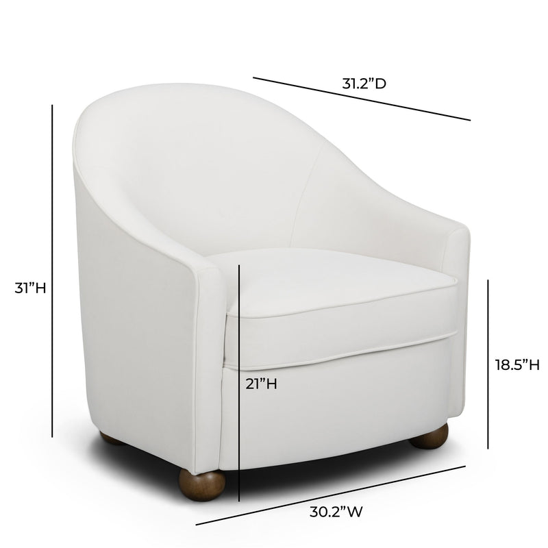 Cettie - Performance Velvet Accent Chair - R&R Furniture Gallery (Fountain Valley, CA)
