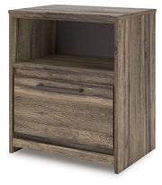 Elbrim - One Drawer Night Stand - Brown - R&R Furniture Gallery (Fountain Valley, CA)