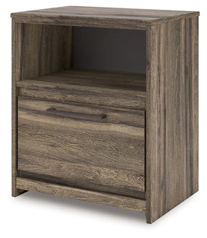 Elbrim - One Drawer Night Stand - Brown - R&R Furniture Gallery (Fountain Valley, CA)