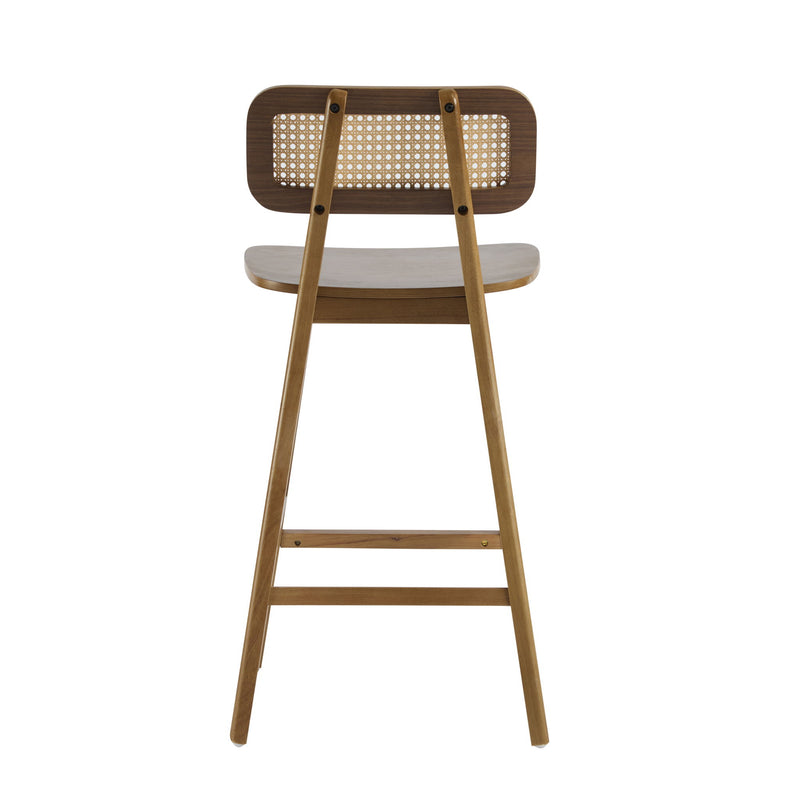 Bari - Indoor Wood Barstool (Set of 2) - R&R Furniture Gallery (Fountain Valley, CA)