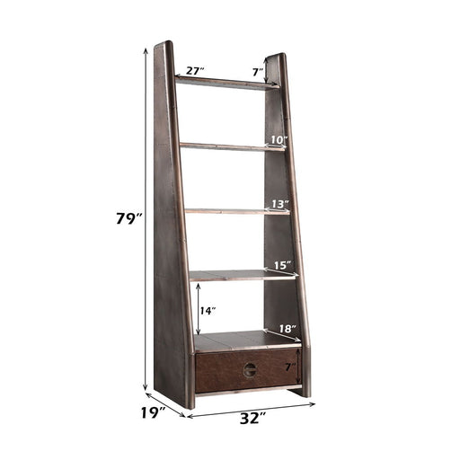 Brancaster - Bookcase - Aluminum - R&R Furniture Gallery (Fountain Valley, CA)