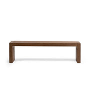 Classic Home Glendale 64-inch dining bench in toasted chestnut wood with a sturdy, sleek design for kitchen or dining room.
