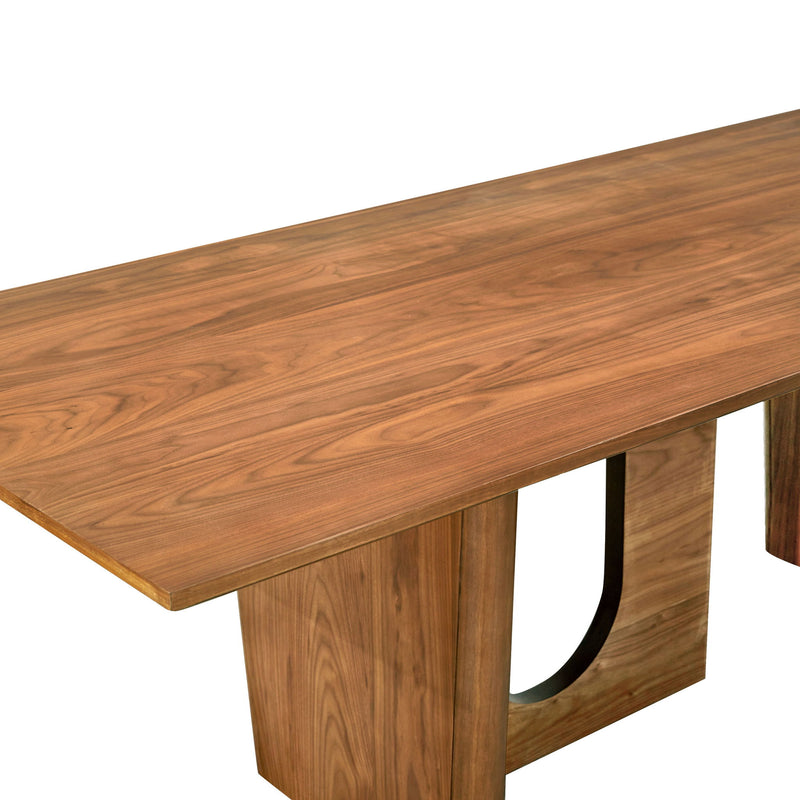 Satra - Rectangular Dining Table - Walnut - R&R Furniture Gallery (Fountain Valley, CA)