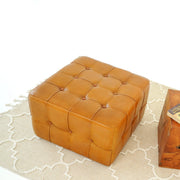 Benjiro - Square Ottoman - Tan - R&R Furniture Gallery (Fountain Valley, CA)