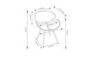 Marana - Mid Century Modern Dining Chair - R&R Furniture Gallery (Fountain Valley, CA)