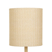 Lamia - Burl and Raffia Designer Table Lamp - Natural - R&R Furniture Gallery (Fountain Valley, CA)