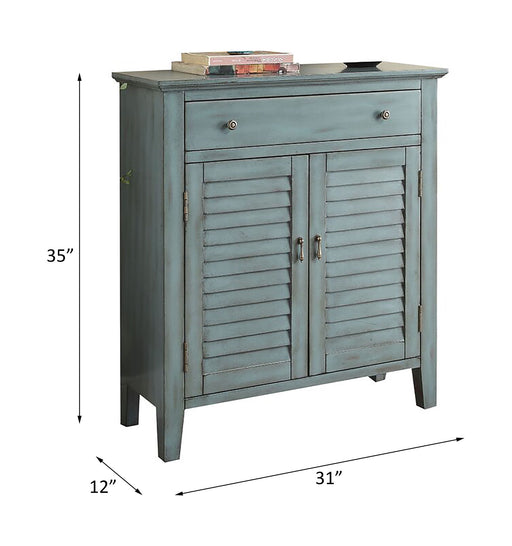 Winchell - Console Cabinet - Antique Blue - R&R Furniture Gallery (Fountain Valley, CA)